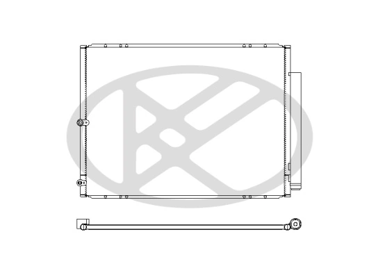 Condenser, air conditioning CD010303M