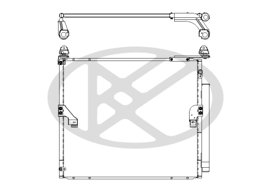 Condenser, air conditioning CD010473M