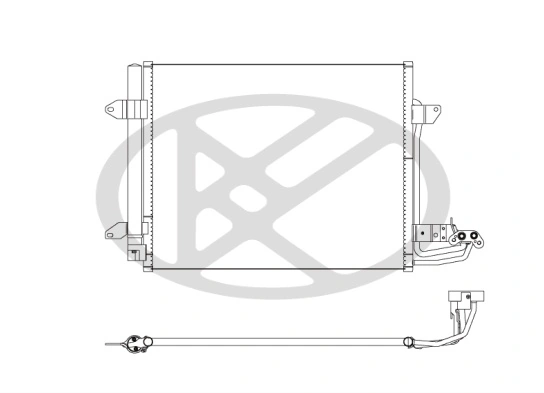 Condenser, air conditioning CD450650
