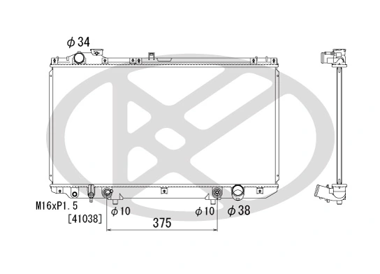 水箱散热器 PL010646T