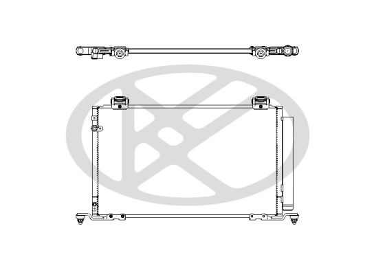 Condenser, air conditioning CD010380M
