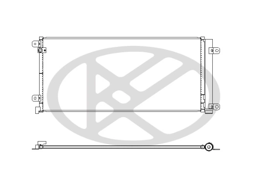 Condenser, air conditioning CD081031