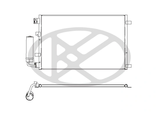 Condenser, air conditioning CD020434