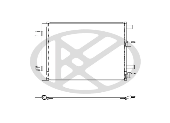 Condenser, air conditioning CD411459