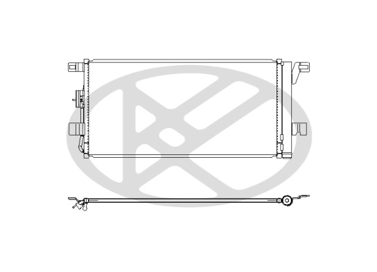 Condenser, air conditioning CD441462