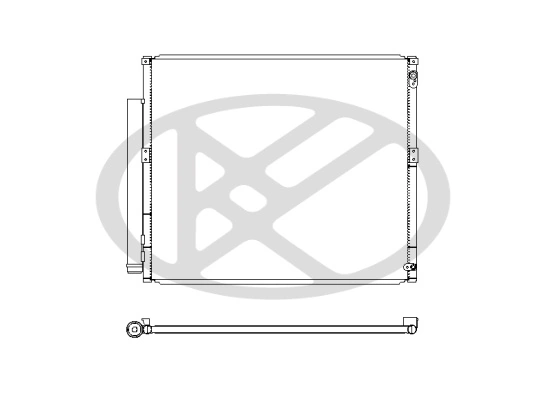 Condenser, air conditioning CD010460M
