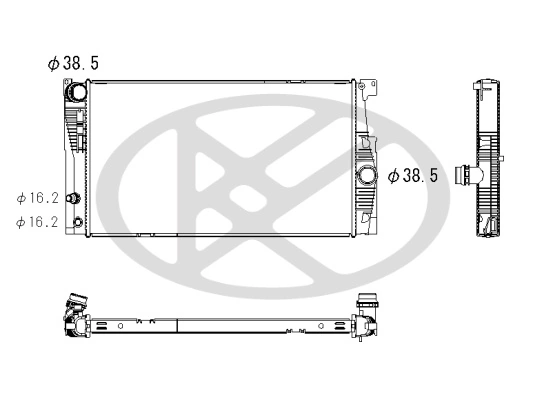 水箱散热器 PL422956