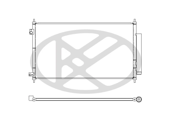 Condenser, air conditioning CD081092