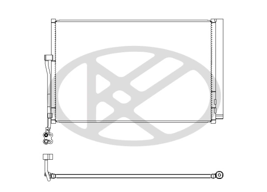 Condenser, air conditioning CD451131