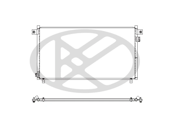 Condenser, air conditioning CD020509