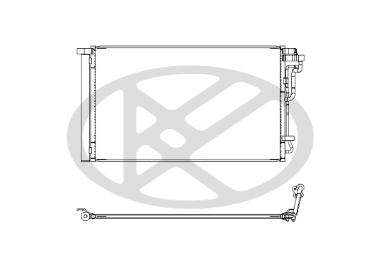 Condenser, air conditioning CD811481