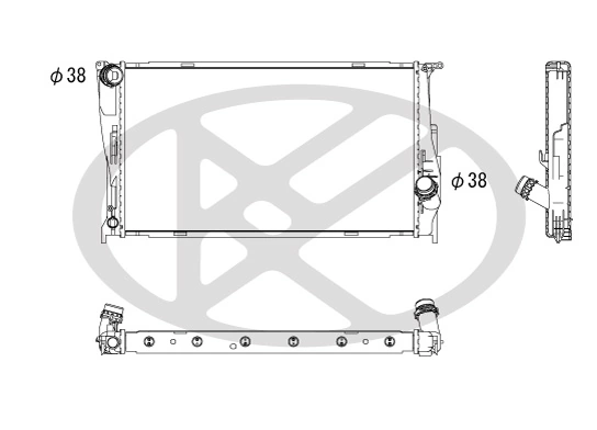 Radiator, engine cooling PL422085
