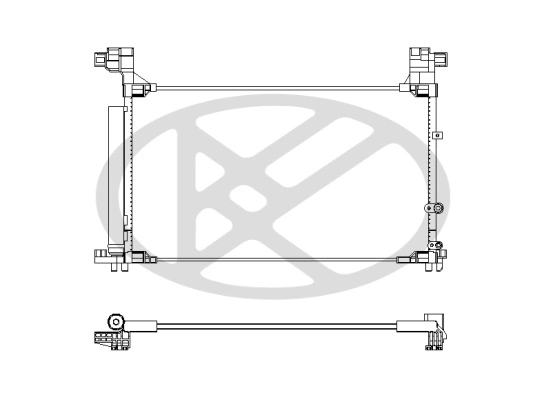 Condenser, air conditioning CD011079