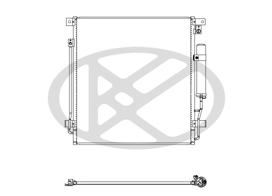 Condenser, air conditioning CD031058