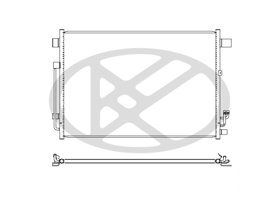 Condenser, air conditioning CD020414