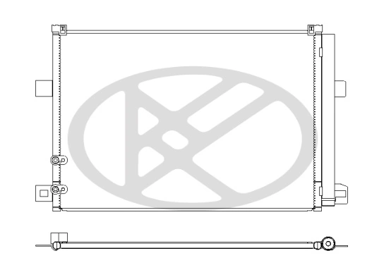 Condenser, air conditioning CD450852M