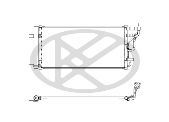Condenser, air conditioning CD811197