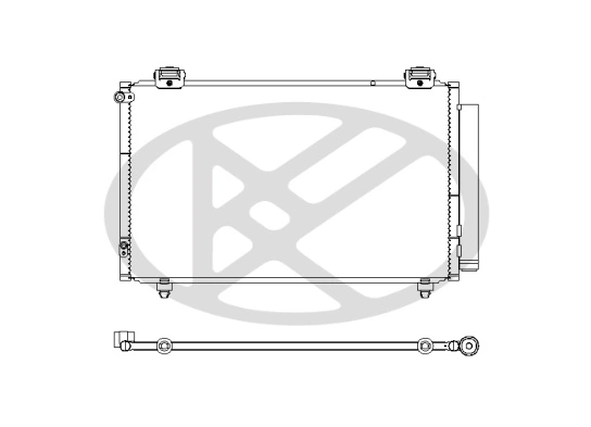Condenser, air conditioning CD010305M