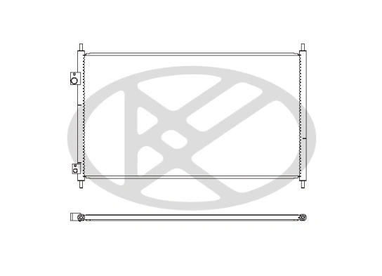 Condenser, air conditioning CD080507