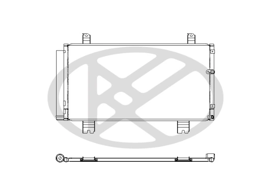 Condenser, air conditioning CD010511M