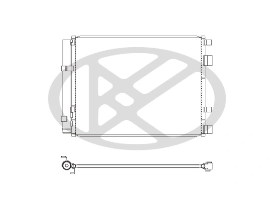 Condenser, air conditioning CD810707