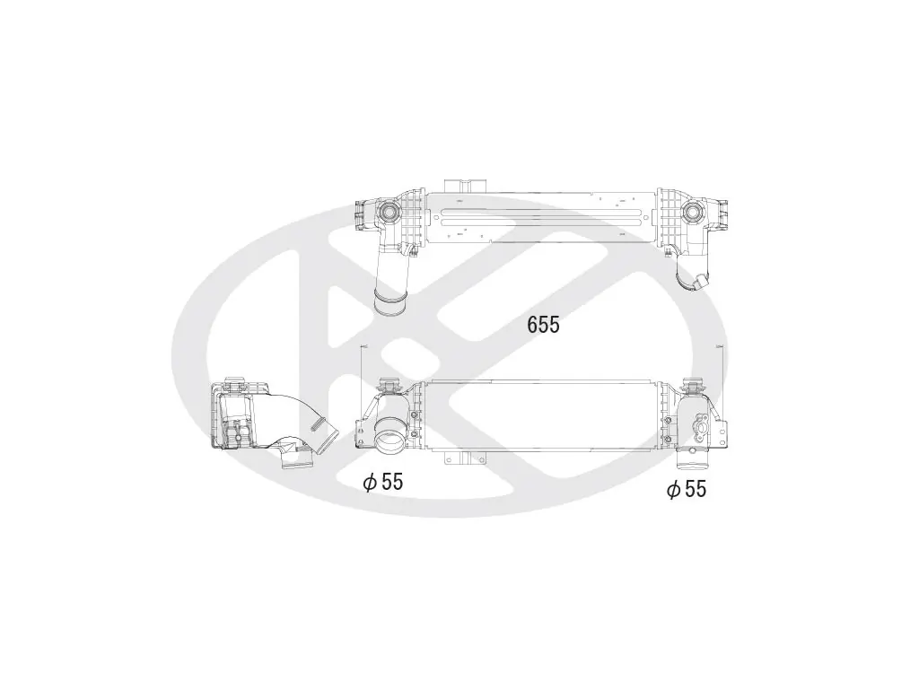 Charge Air Cooler IA820128