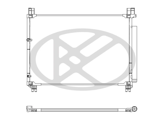 Condenser, air conditioning CD011046