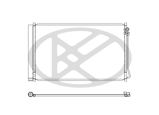 Condenser, air conditioning CD411053