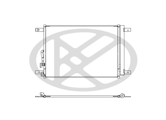 Condenser, air conditioning CD451456