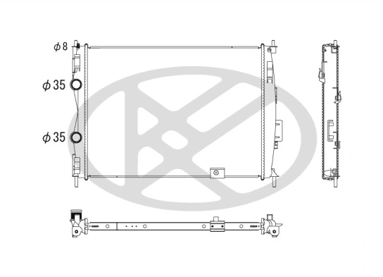 Radiator, engine cooling PL022923