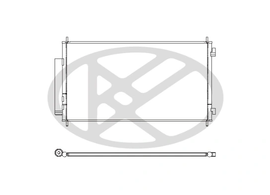 Condenser, air conditioning CD080388M