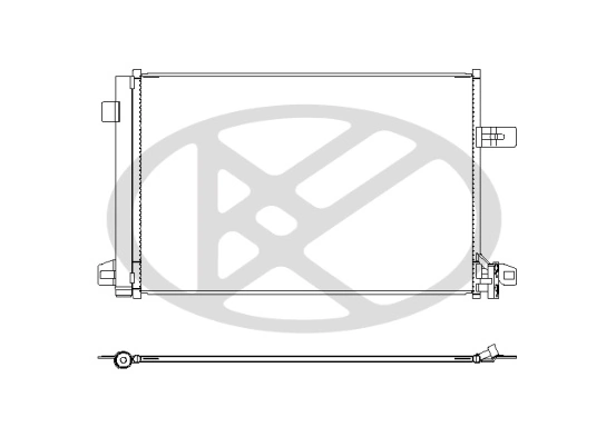 Condenser, air conditioning CD451339