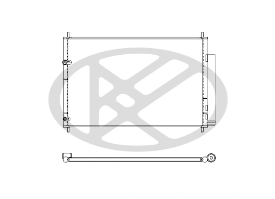 Condenser, air conditioning CD010374M