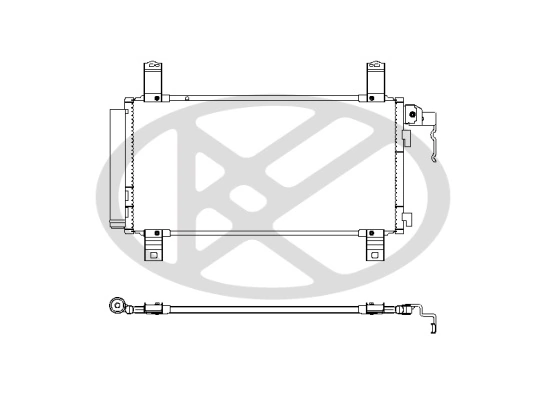 Condenser, air conditioning CD060288M