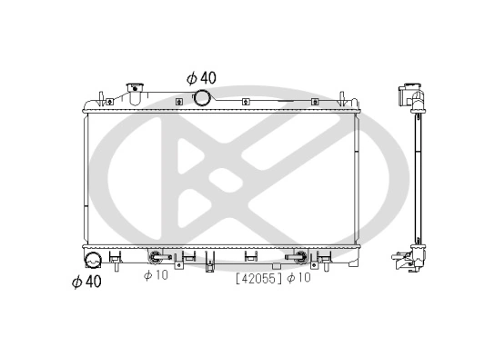 Radiator, engine cooling PL092522