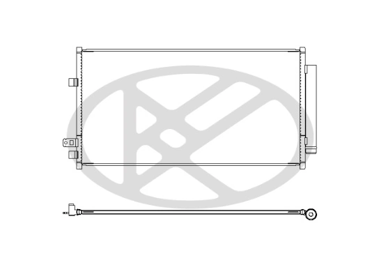 Condenser, air conditioning CD331205
