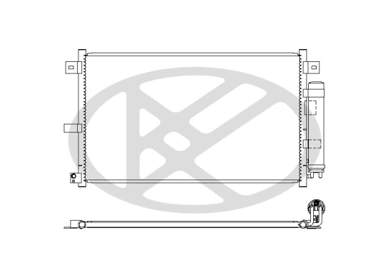 Condenser, air conditioning CD060422