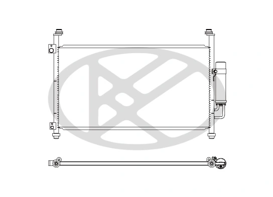 Condenser, air conditioning CD080491