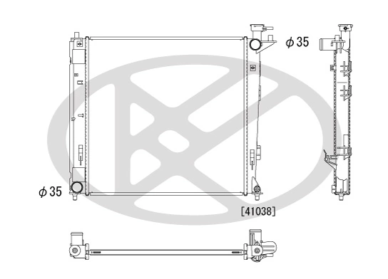 水箱散热器 PL812557