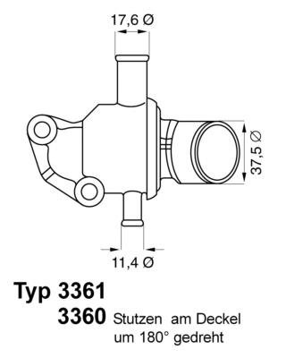 Thermostat, coolant 3360.87D