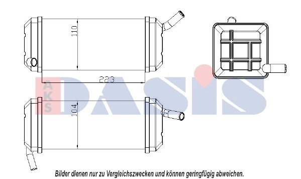 Heat Exchanger, interior heating 449002N