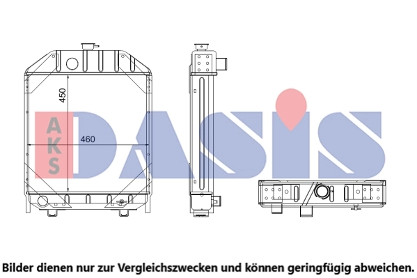 Radiator, engine cooling 440616N