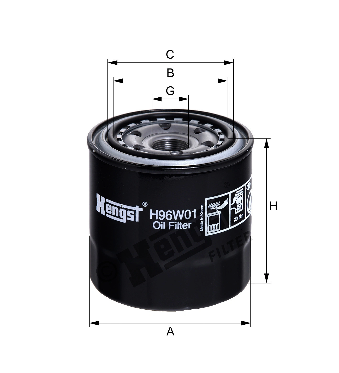Oil Filter H96W01