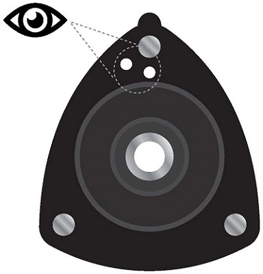 Repair Kit, suspension strut support mount Suspension Mounting Kit SM1025