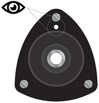 Repair Kit, suspension strut support mount Suspension Mounting Kit SM1024