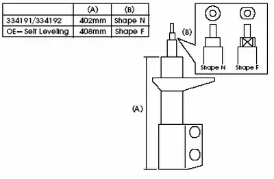 Shock Absorber Excel-G 334191