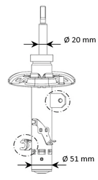 Shock Absorber Excel-G 3338070