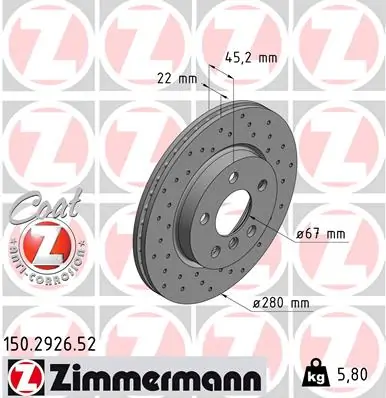 Brake Disc SPORT BRAKE DISC Z 150.2926.52