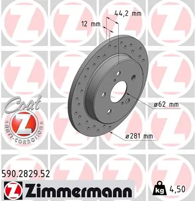 Brake Disc SPORT BRAKE DISC Z 590.2829.52