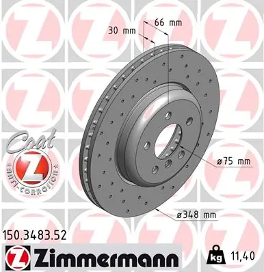 Brake Disc SPORT BRAKE DISC Z 150.3483.52